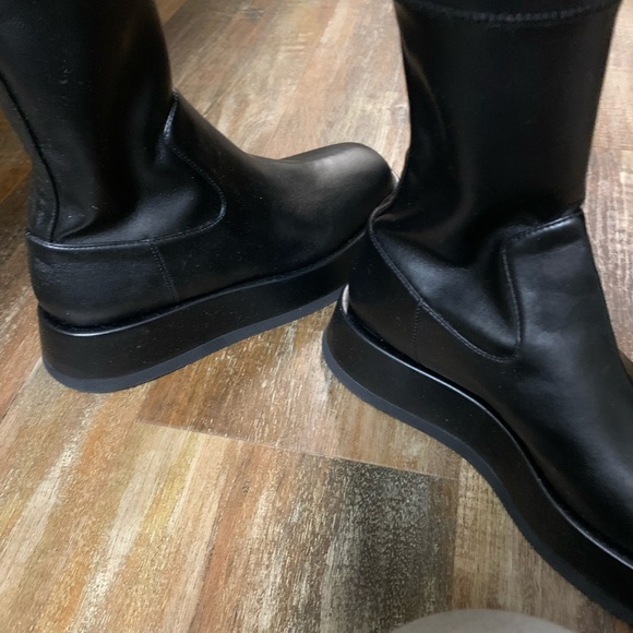 GIA RHW platform ankle boots size 39 eco leather made in Italy - Picture 8 of 15